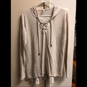 Super Soft Tie up hoodie